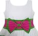 Sunny Fashion Girls Dress Apple Tree Print Bow Tie Summer Sundress