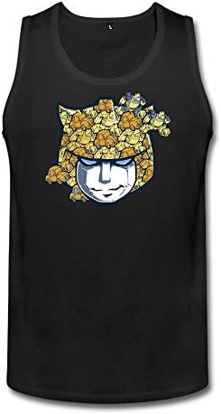 Mens Bumble Tessellation Vest Tank-tops Black