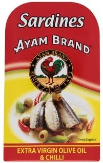 Ayum Sardiens in Extra Virgin Olive Oil and Chilly 120g.