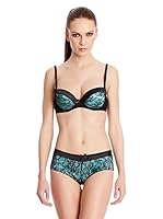 Jean Louis Scherrer Conjunto Lencero (Negro / Turquesa)