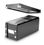 Snap-N-Store CD Storage Box, 13.25 x 5.125 x 5.125 Inches, Black (SNS01521)