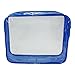 3-Pack Clear Cosmetic Bag - Diaper Bag Organizer Insert - Ocean Blue