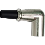 HOSA XLR MALE RIGHT ANGLE, CLAMP STRAIN RELIEF
