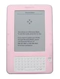 AMAZON KINDLE 2 Soft PINK SILICONE Skin Sleeve Cover Case