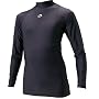 Phiten Compression Shirt (Long Sleeve), Large, Black