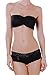 Humble Chic Women's Stretch Lace Bandeau Top - Strapless Padded Bra