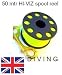 50M HIGH VIZ YELLOW SPOOL REEL