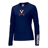 Nike Virginia Cavaliers Navy Blue Ladies Classic Logo Long Sleeve T-shirt