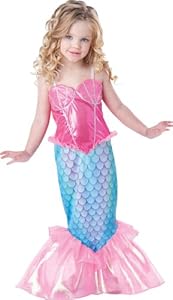 InCharacter Baby Girl's Mermaid Costume, Pink/Turquoise, 3T