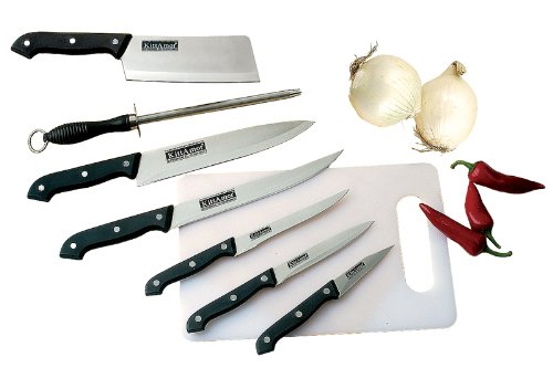 Kittamor 7-Piece 18/8 Stainless Cutting Board