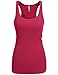 Doublju Womens Stretchy Fabric Comfy Basic Tank Top