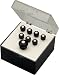 Martin Bridge/End Pin Pack, Black with White Dot