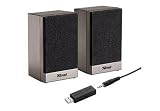 Trust 2010 USB SOUNDFORCE - PC multimedia speakers - 0.8 Watt (Total)