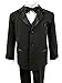 Spring Notion Baby Boys' Black Classic Fit Tuxedo Set, No Tail 24M (X-Large)
