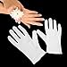 1 Pair - Gloves Legend White Cotton Moisturizing Gloves Women Costume Gloves for Dry Hand