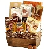 Coffee Indulgence Gourmet Basket - Christmas Holiday Gift Idea