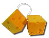 Cheesehead Foam Car Rear-view Mirror Hanging Dice
