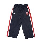 MLB Boston Red Sox Baby / Infant Comfortable Fit Mesh Lined Track Pants with Embroidered Logo - Blue & Red (Size: 24M)