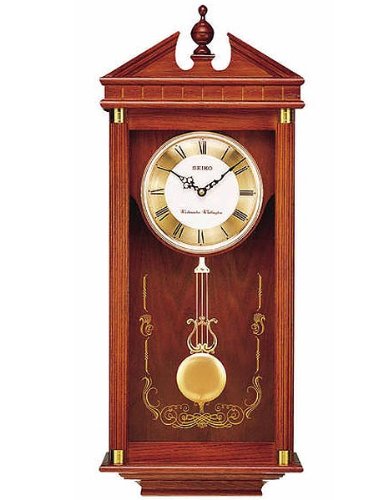 Seiko Wall Pendulum Clock Oak Case