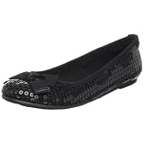 Ann Marino Womens Century Sequinned Flat