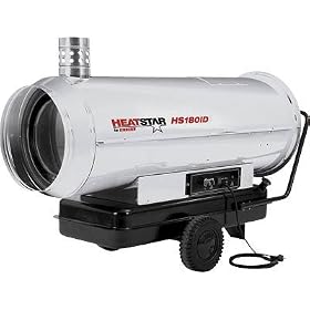 Mr. Heater Heatstar 180,000 BTU Portable Diesel Indirect Fired Heater, Model# F150180 by HeatStar