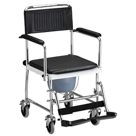 NOVA 8805 Drop Arm Shower Transport Chair Commode