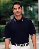 Port Authority Jersey Knit Sport Shirt with Stripe Trim by