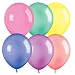 100 Party Balloons - 11 Round Latex, Pastel Assortment - Pastel Pink, Green, Yellow, Blue, Lilac And Peach