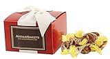 Valentines Day Red Gift Box 1/2lb. Gourmet Caramel Candy- All Natural Gluten Free (Traditional Vanilla Caramel)