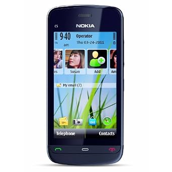 Nokia C5-04 Unlocked GSM Phone with 5 MP Camera and Ovi Maps 