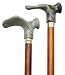 walking cane - With Contour Grip. Cherry stain Grey Right Handle, this cane is design...