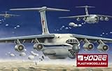 Trumpeter 1/144 Scale Ilyushin IL76 Candid Troop Transport Aircraft プラモデル 模型 モデルキット おもちゃ (並行輸入)