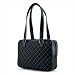 Mobile Edge Monaco Handbag MEWHBMX Color: Black Quilted w/White Trim