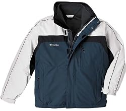 Mens Columbia 3in1 Charger Parka , Intense Red or Storm Grey