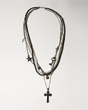 Pearl & Chain Charm Necklace