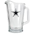 Dallas Cowboys 60oz Glass Pitcher - Primary Logo NFL Football