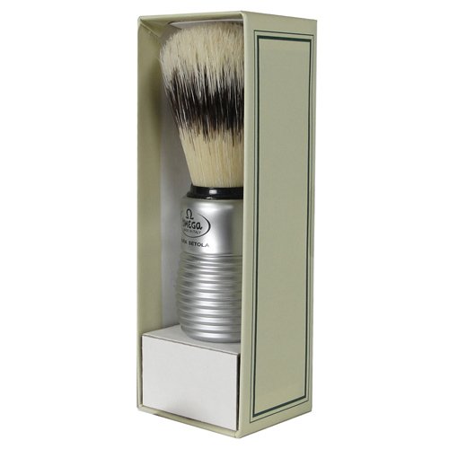 Mens Shaving Boar Brush Aluminum Handle