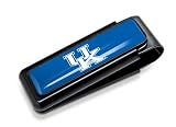 M-Clip Collegiate Series Ultralight V Black Anodized with Urethane Inlay Money Clip - University of Kentucky (CC-KTY-UV-A63)