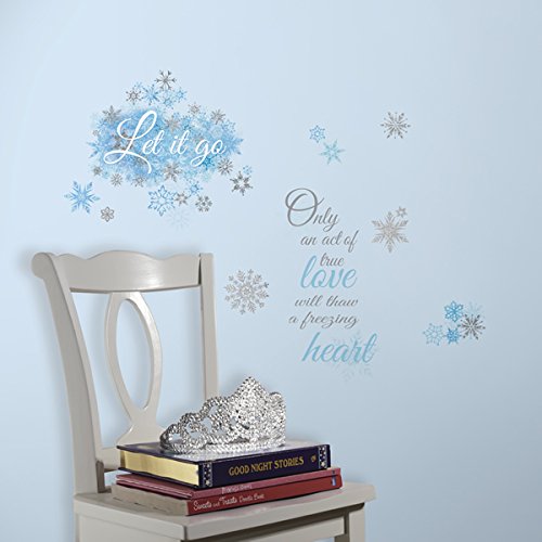 RoomMates Frozen Let it Go Peel and Stick Wall Decals