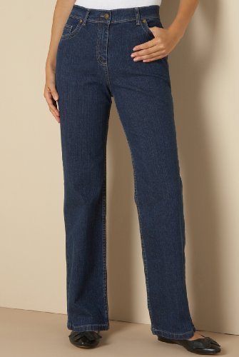 Straight Leg Denim Jeans