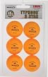 Halex Fusion 6-Pack 3-Star Tennis Balls (Orange)