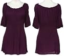 ROMEO & JULIET COUTURE Jersey Knit Peasant Blouse