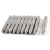 uxcell ドライバービット　PH2　ビット　六角シャンク6.3mm　長さ50mm　10個入り