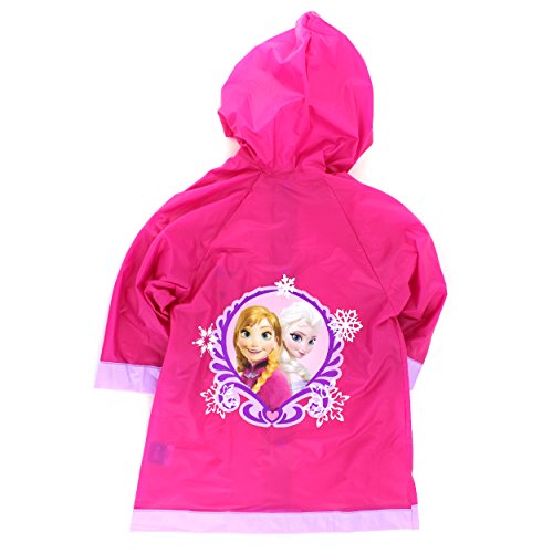Frozen Elsa and Anna Girls Rain Slicker Raincoat (S(2/3))