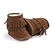 Voberry® Baby Toddler Girls Boys Winter Warm Snow Boot Tassels Trimmed Boots Outdoor (12~18Month, Khaki)