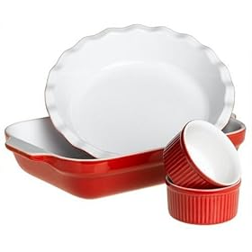 Emile Henry Bakeware 4-pc. Starter Set - Cerise (4 pc.) by EmileHenry