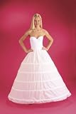 5 Bone Hoop Skirt Bridal Renaissance Civil War Skirt Slip (CH150DS)
