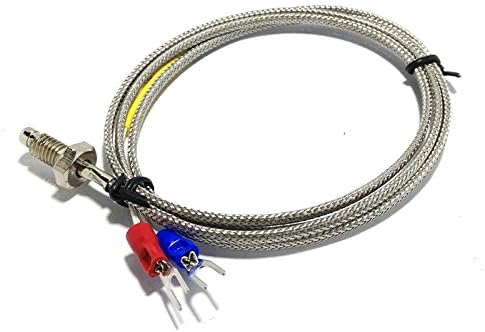 5PCS/LOT Drop shipping 1m Thread Spade Terminals Thermocouple Cable Screw Type K Thermocouple Size M6*1