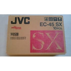 Jvc Ec-45 Sx Vhs-c Sx45 Lot of 10 by JVC