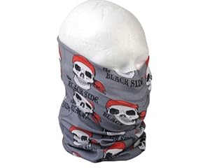 Multifunctional Balaclava Scarf Half Face Mask with Pirate Skeleton Prints